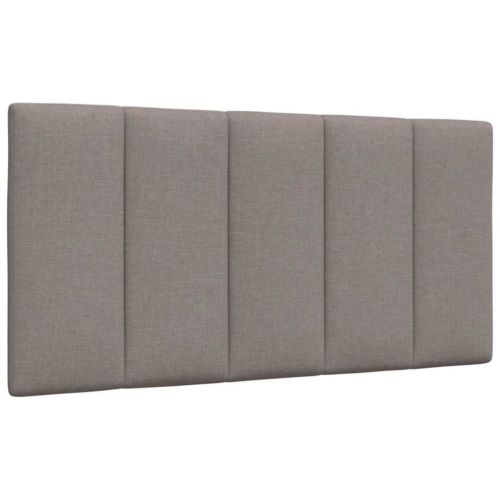 Coussin de tête de lit taupe 100 cm tissu Têtes et pieds de lit vidaXL