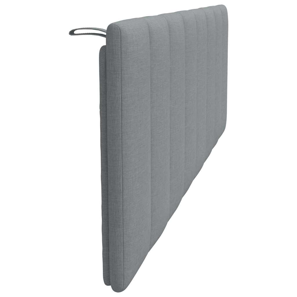 Coussin de tête de lit gris clair 160 cm tissu Têtes et pieds de lit vidaXL