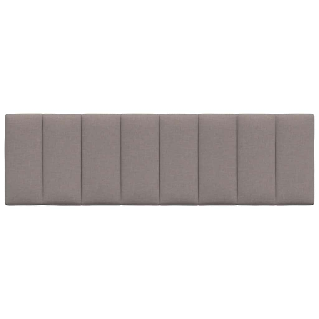 Coussin de tête de lit taupe 160 cm tissu Têtes et pieds de lit vidaXL