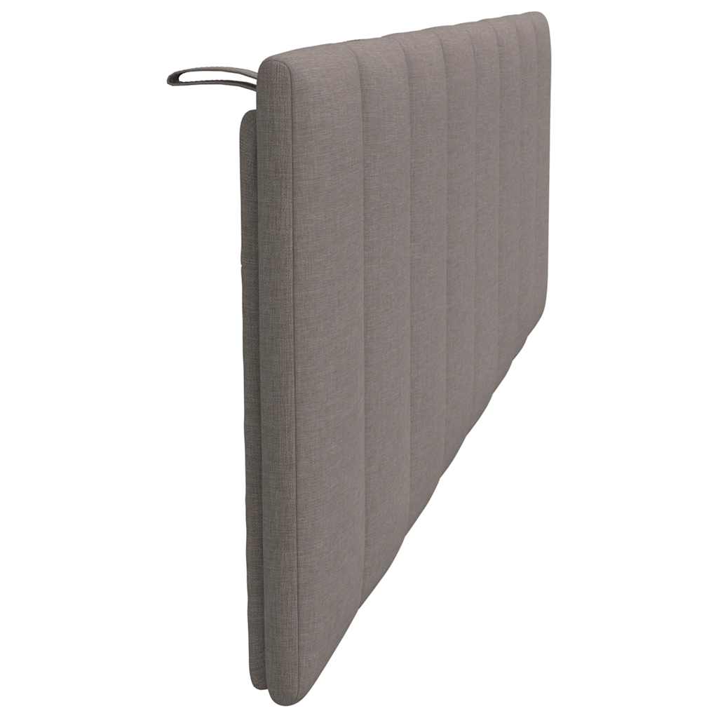 Coussin de tête de lit taupe 160 cm tissu Têtes et pieds de lit vidaXL