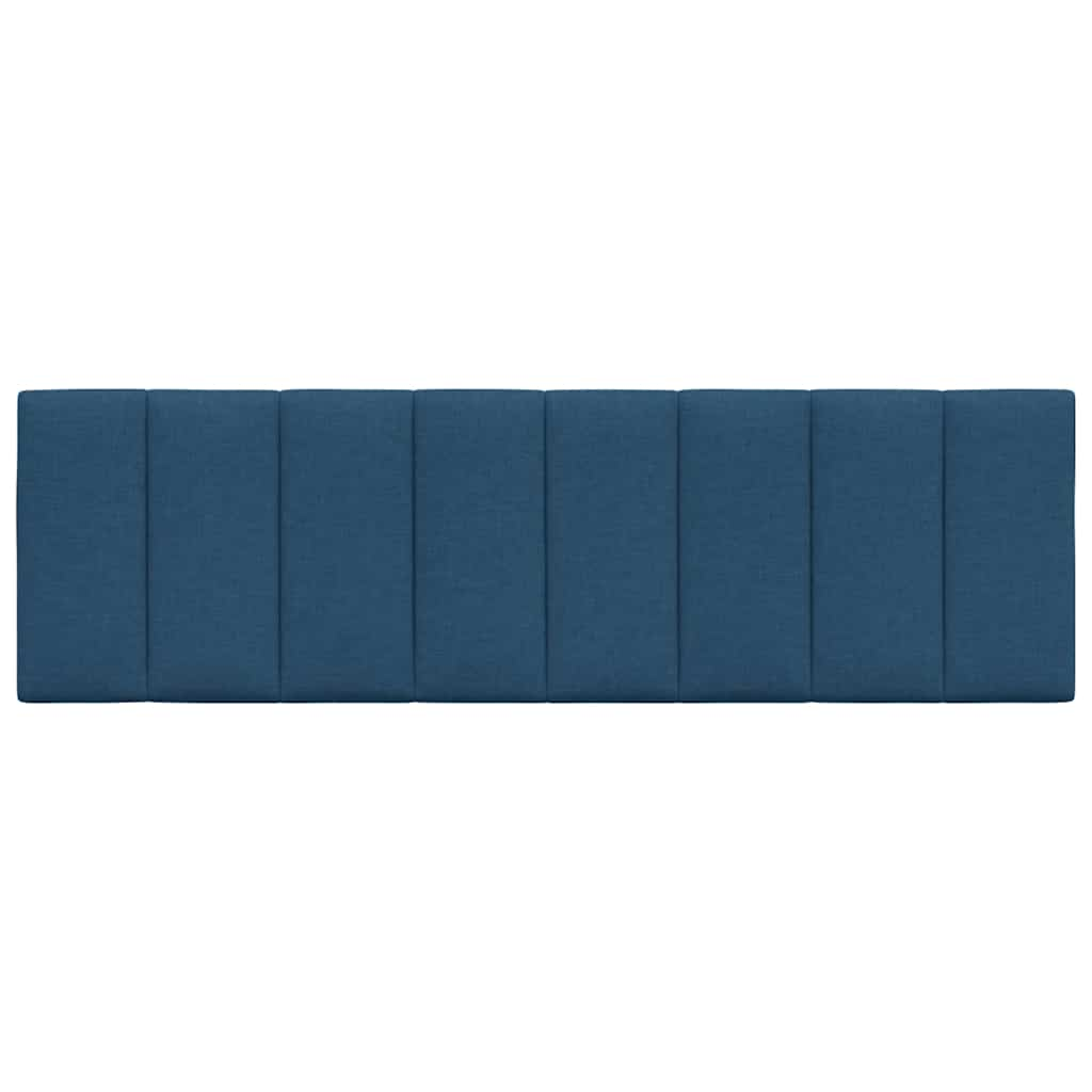 Coussin de tête de lit bleu 160 cm tissu Têtes et pieds de lit vidaXL