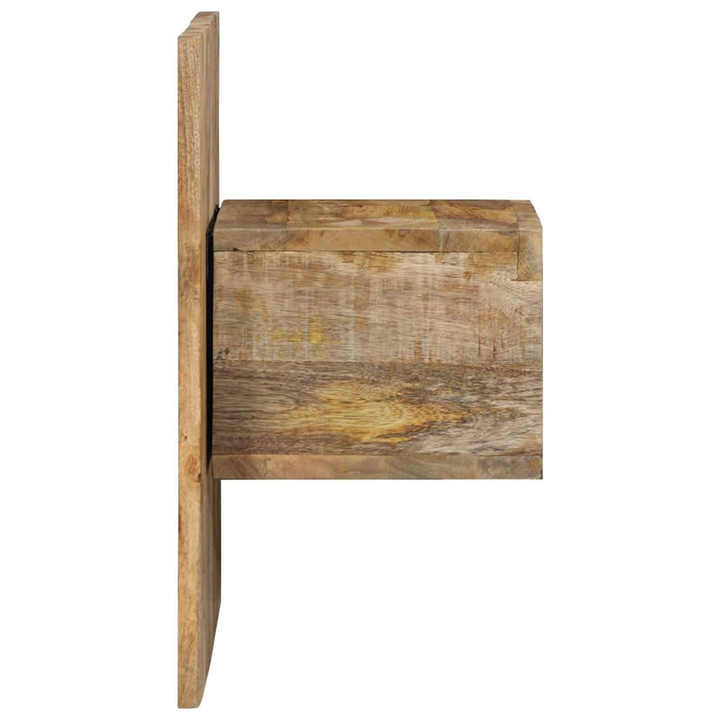 Table de chevet 50x27x50 cm bois massif de manguier brut Tables de chevet vidaXL