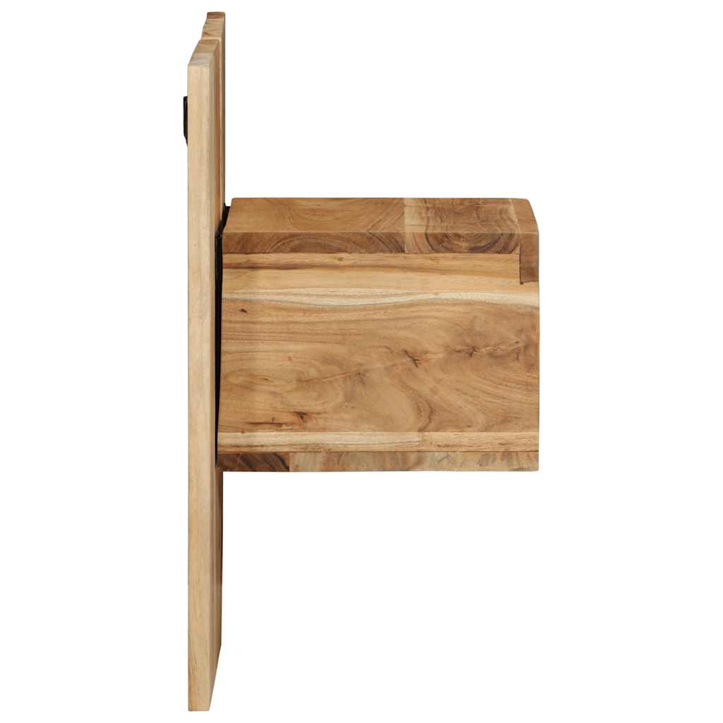 Table de chevet 50x27x50 cm bois d'acacia solide Tables de chevet vidaXL