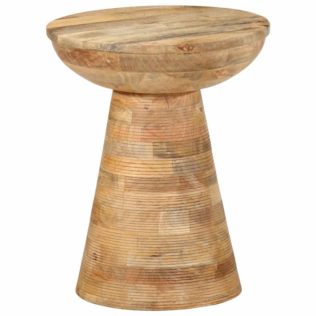 Table d'appoint Ø37x45 cm bois de manguier massif Tables d'appoint vidaXL