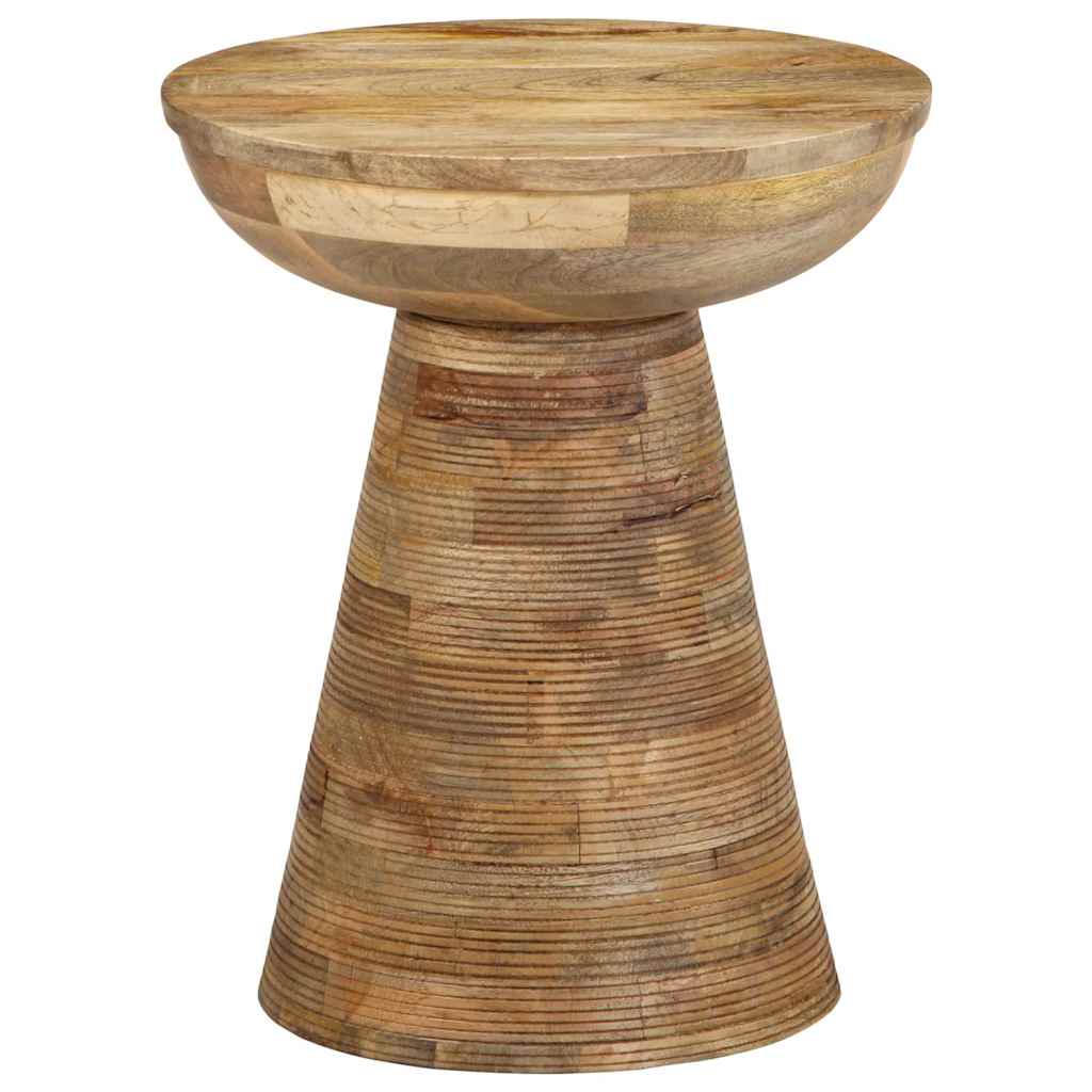 Table d'appoint Ø37x45 cm bois de manguier massif Tables d'appoint vidaXL