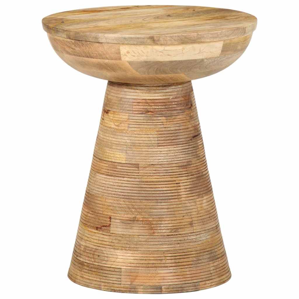 Table d'appoint Ø37x45 cm bois de manguier massif Tables d'appoint vidaXL