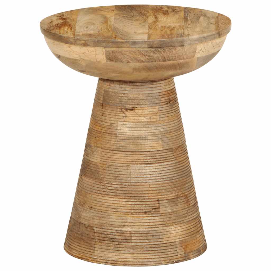 Table d'appoint Ø37x45 cm bois de manguier massif Tables d'appoint vidaXL