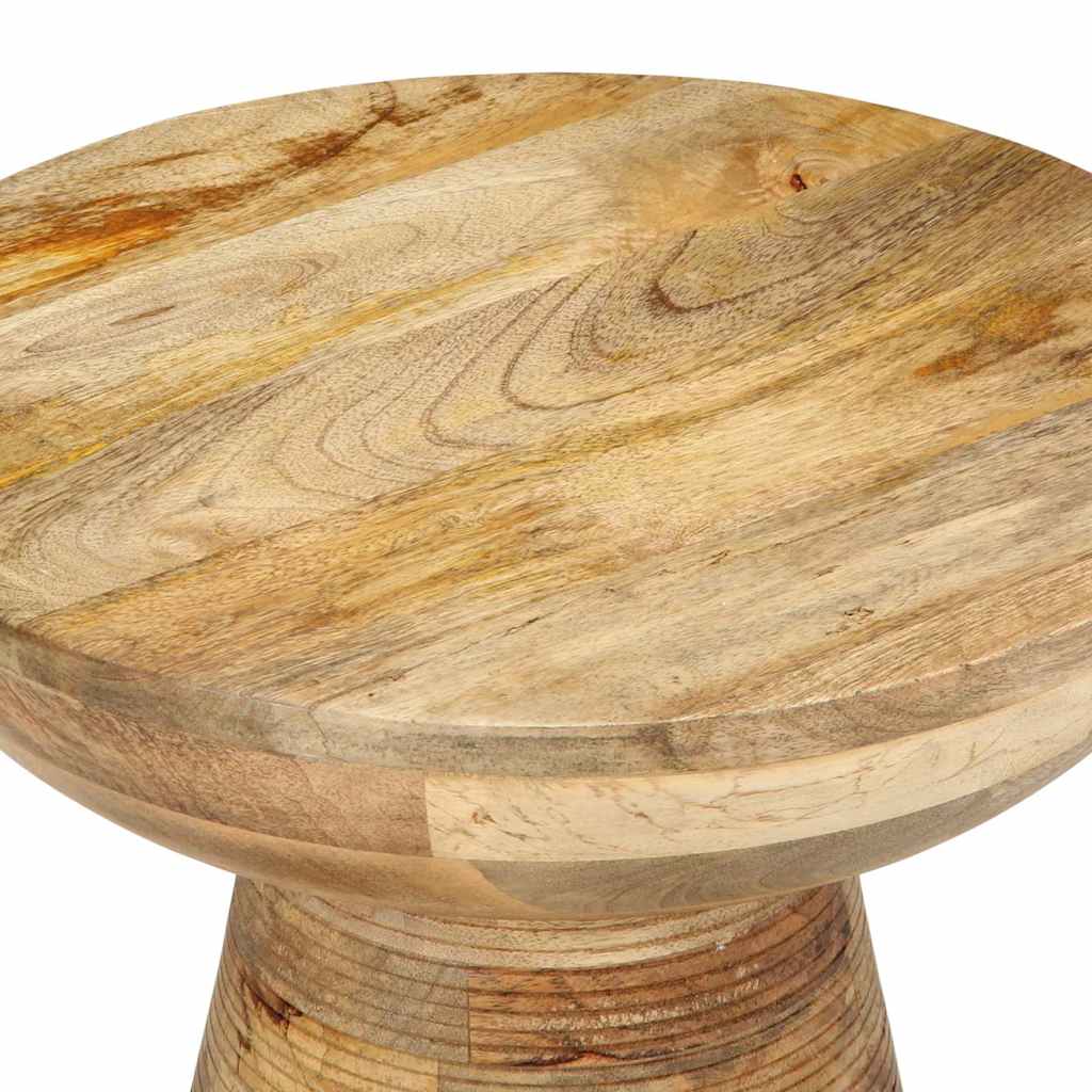 Table d'appoint Ø37x45 cm bois de manguier massif Tables d'appoint vidaXL