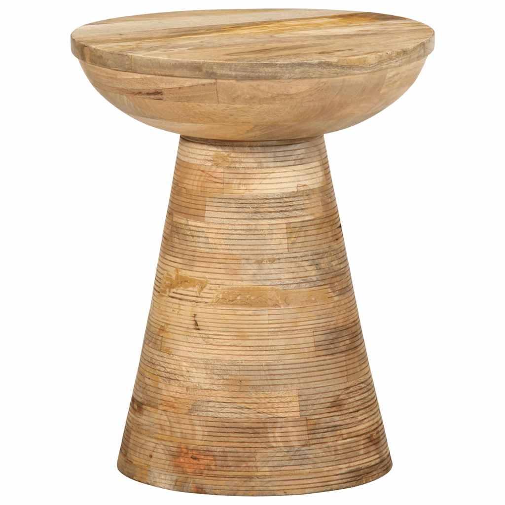 Table d'appoint Ø37x45 cm bois de manguier massif Tables d'appoint vidaXL