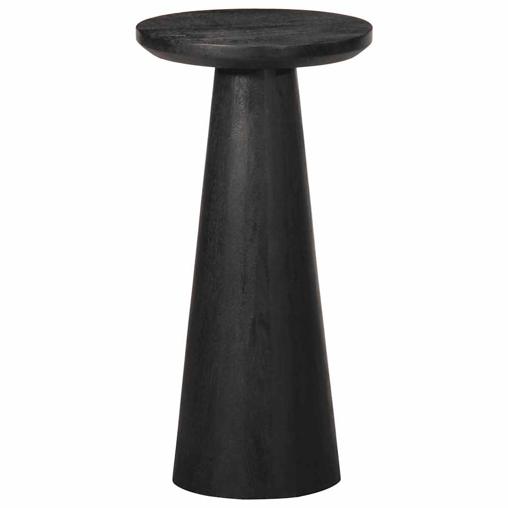 Table d'appoint noir Ø30x60 cm bois de manguier massif Tables d'appoint vidaXL