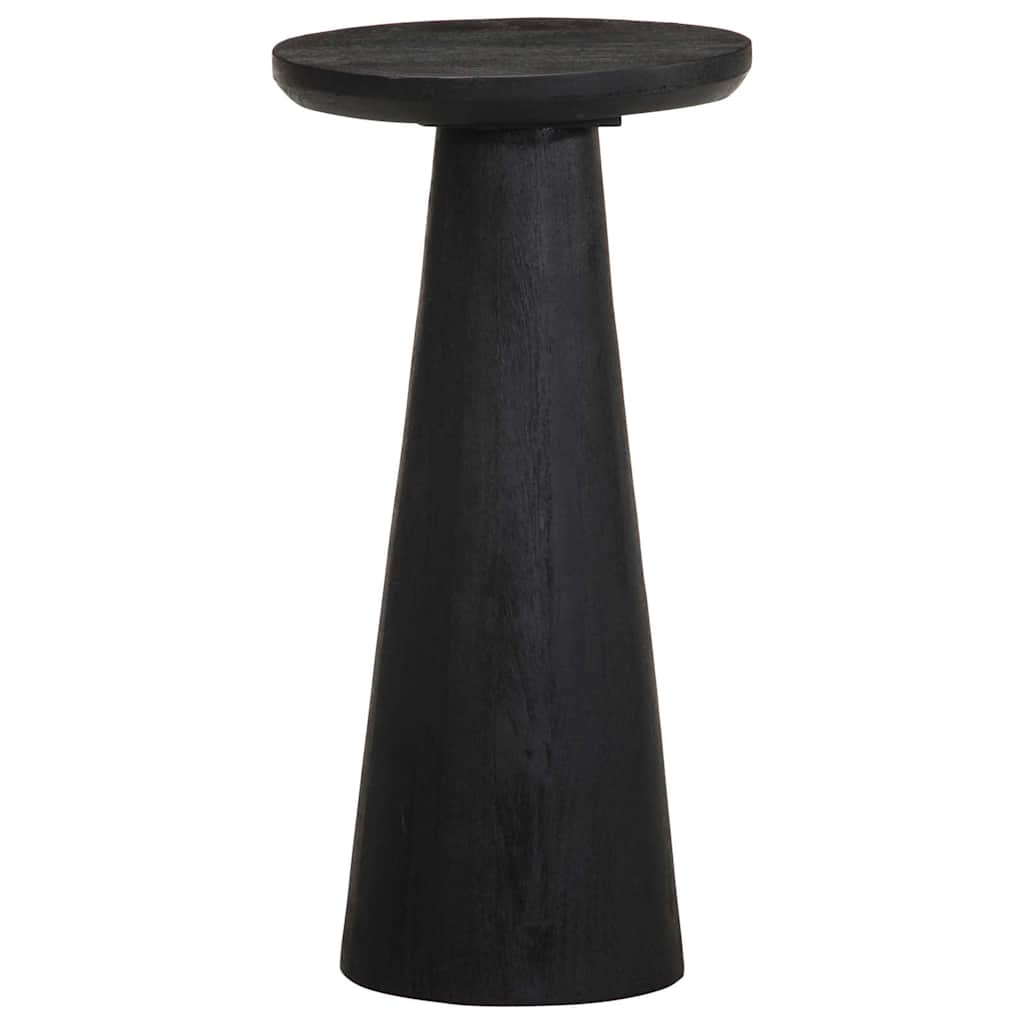 Table d'appoint noir Ø30x60 cm bois de manguier massif Tables d'appoint vidaXL