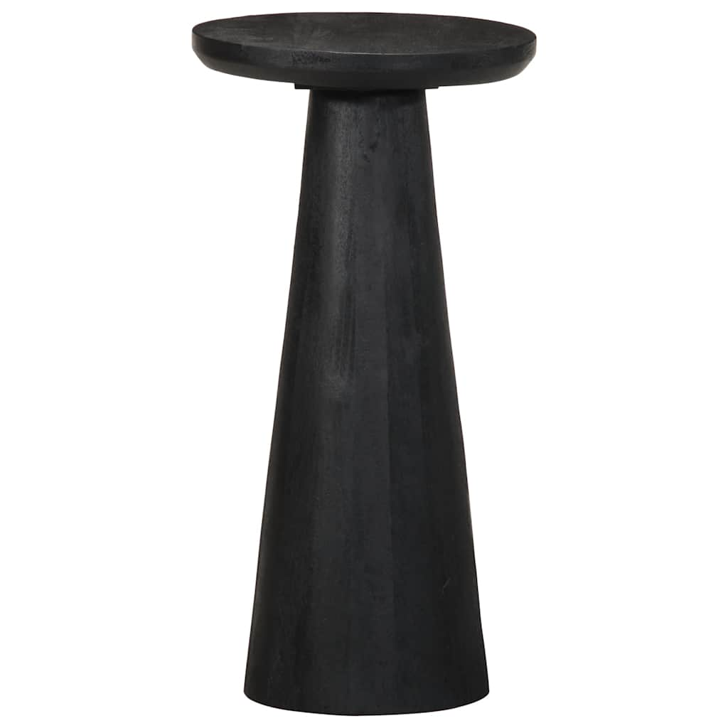 Table d'appoint noir Ø30x60 cm bois de manguier massif Tables d'appoint vidaXL