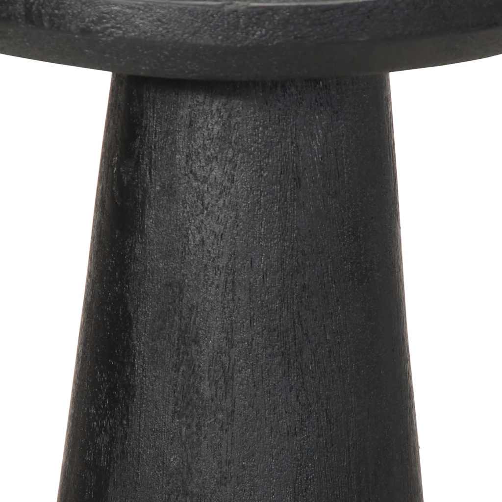 Table d'appoint noir Ø30x60 cm bois de manguier massif Tables d'appoint vidaXL