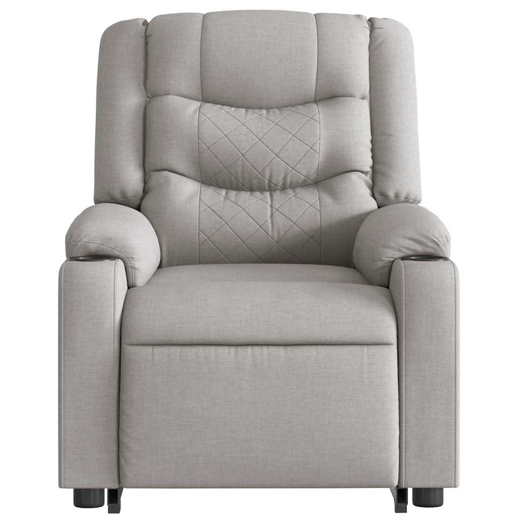 Fauteuil de massage inclinable gris nuage tissu Fauteuils vidaXL