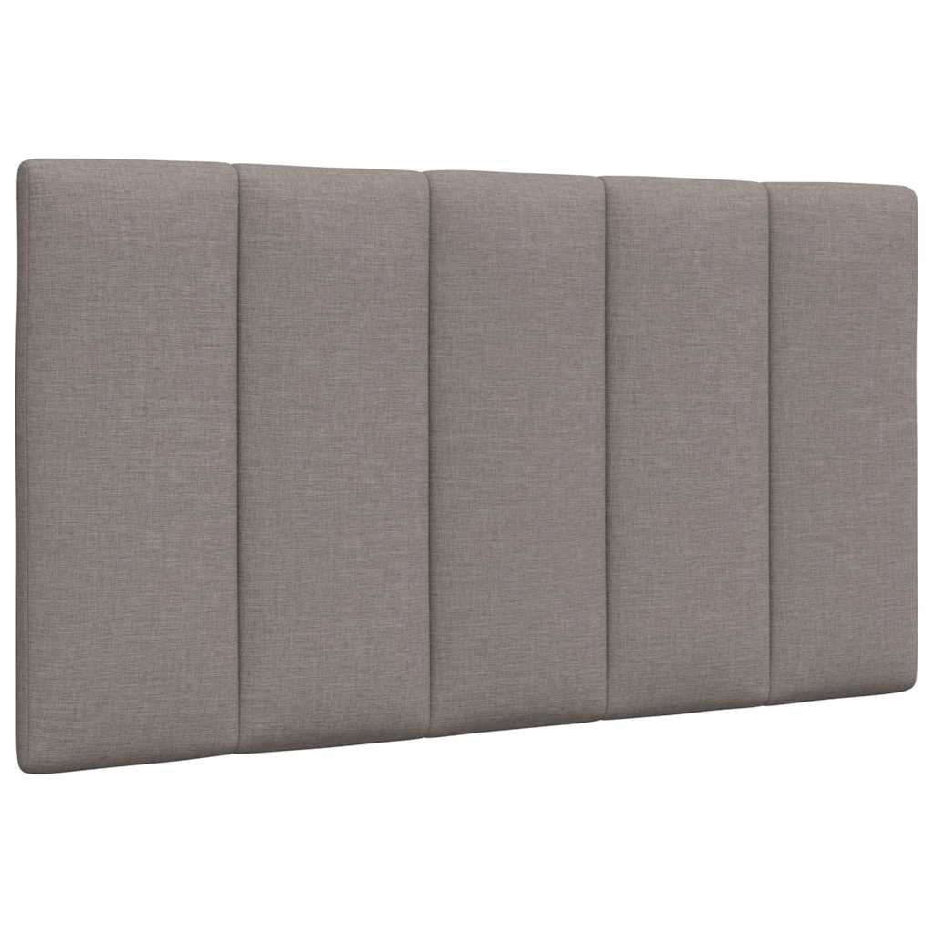 Cadre de lit sans matelas taupe 90x190 cm tissu Lits & cadres de lit vidaXL