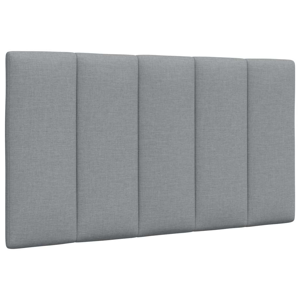 Cadre de lit sans matelas gris clair 90x200 cm tissu Lits & cadres de lit vidaXL