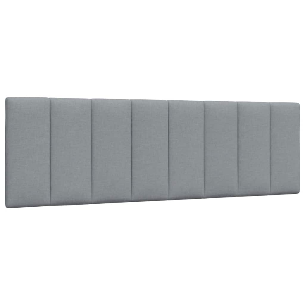 Cadre de lit sans matelas gris clair 160x200 cm tissu Lits & cadres de lit vidaXL