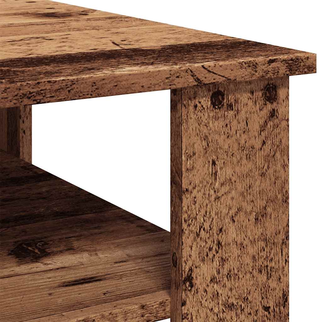 Table basse vieux bois 60x60x42 cm bois d'ingénierie Tables basses vidaXL