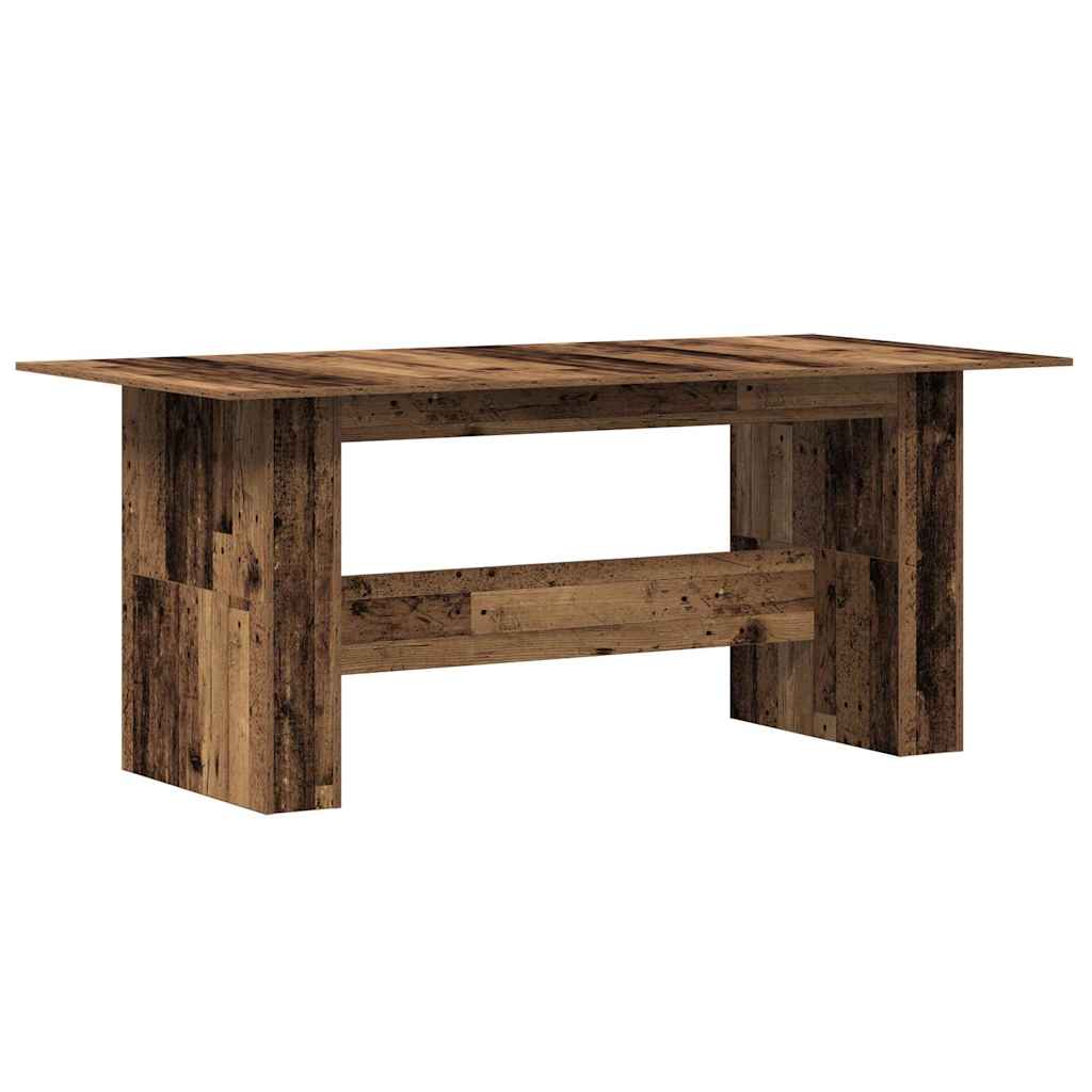 Table à manger vieux bois 180x90x76 cm bois d'ingénierie Tables à manger vidaXL   