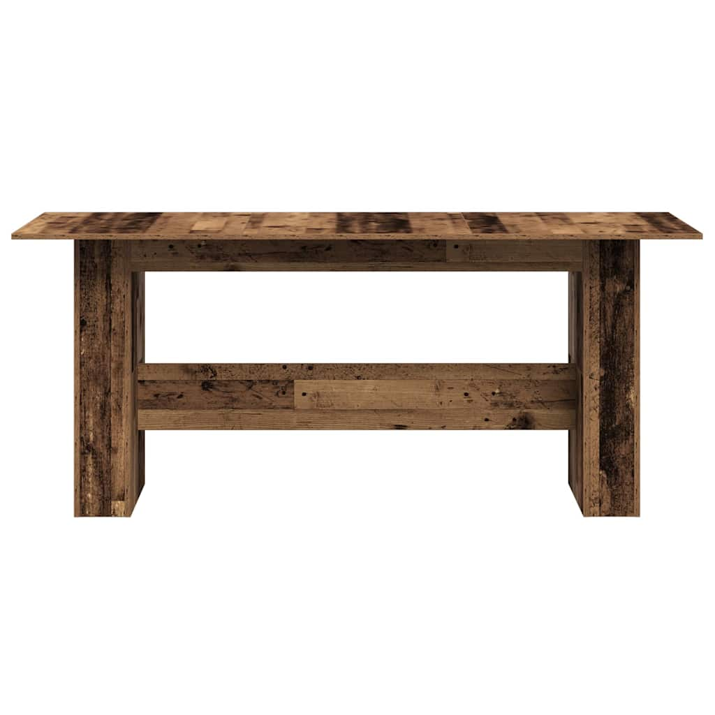 Table à manger vieux bois 180x90x76 cm bois d'ingénierie Tables à manger vidaXL   