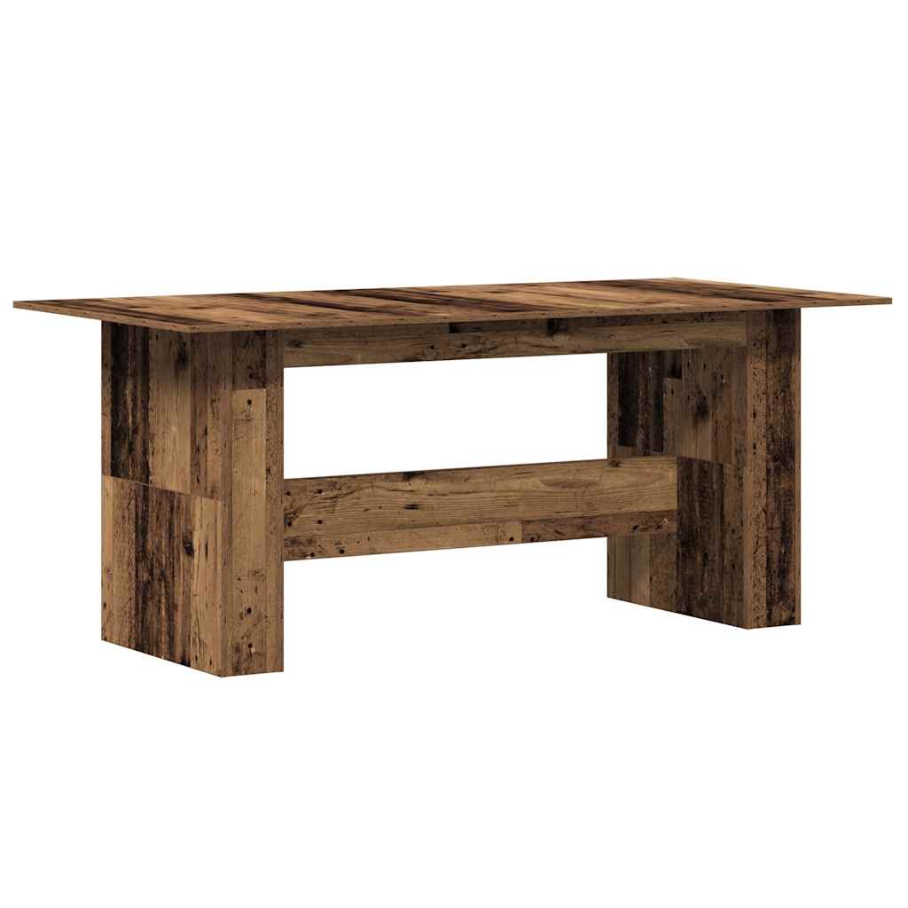 Table à manger vieux bois 180x90x76 cm bois d'ingénierie Tables à manger vidaXL   