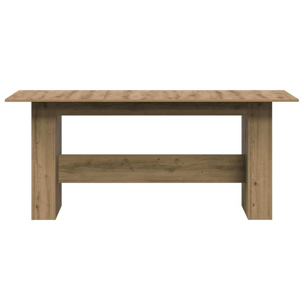 Table à manger chêne artisanal 180x90x76 cm bois d'ingénierie Tables à manger vidaXL   