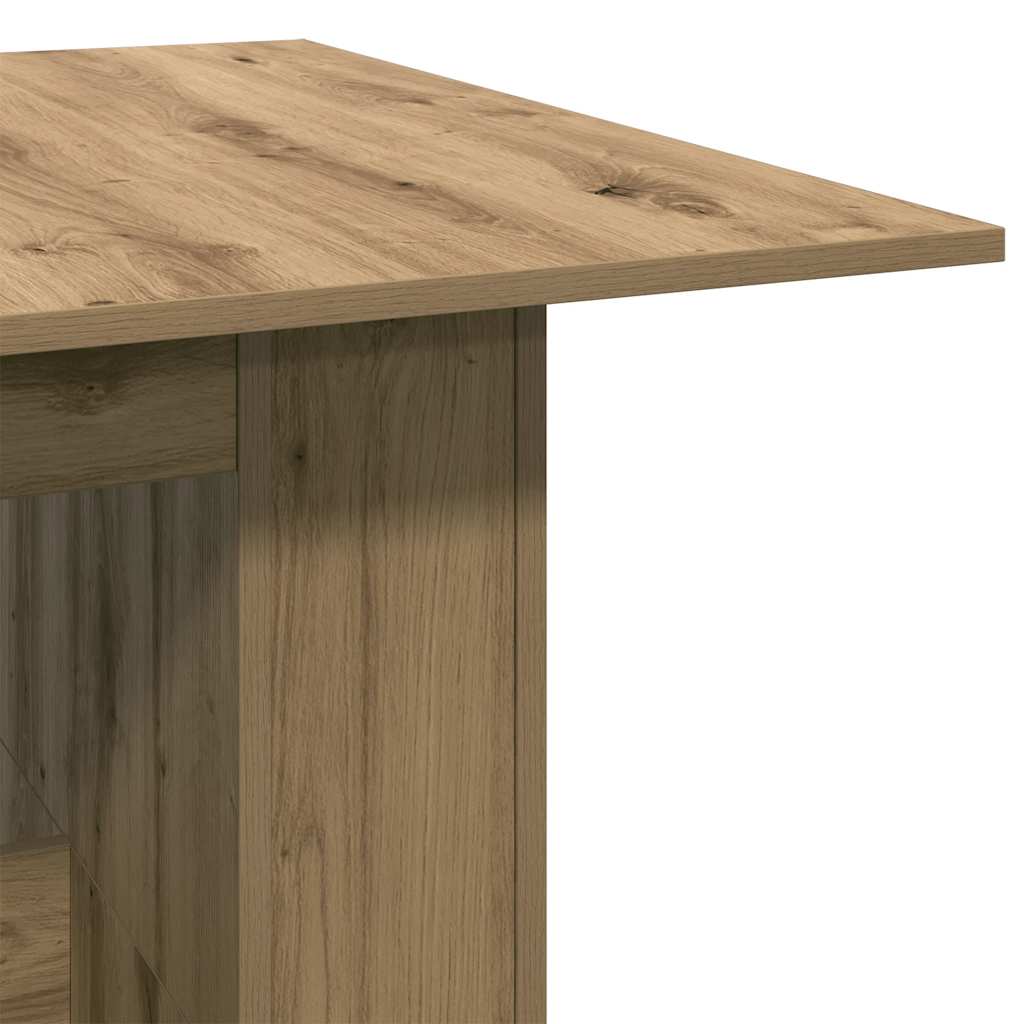 Table à manger chêne artisanal 180x90x76 cm bois d'ingénierie Tables à manger vidaXL   