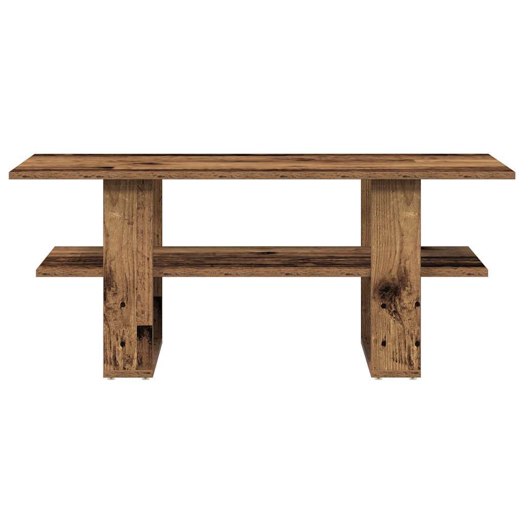 Table basse vieux bois 102x55x42 cm bois d'ingénierie Tables basses vidaXL   