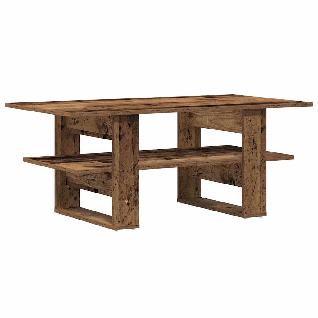 Table basse vieux bois 102x55x42 cm bois d'ingénierie Tables basses vidaXL   