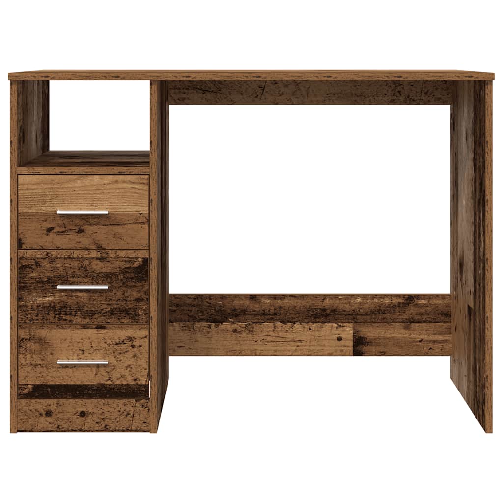 Bureau vieux bois 102x76x50 cm bois d'ingénierie Bureaux vidaXL   