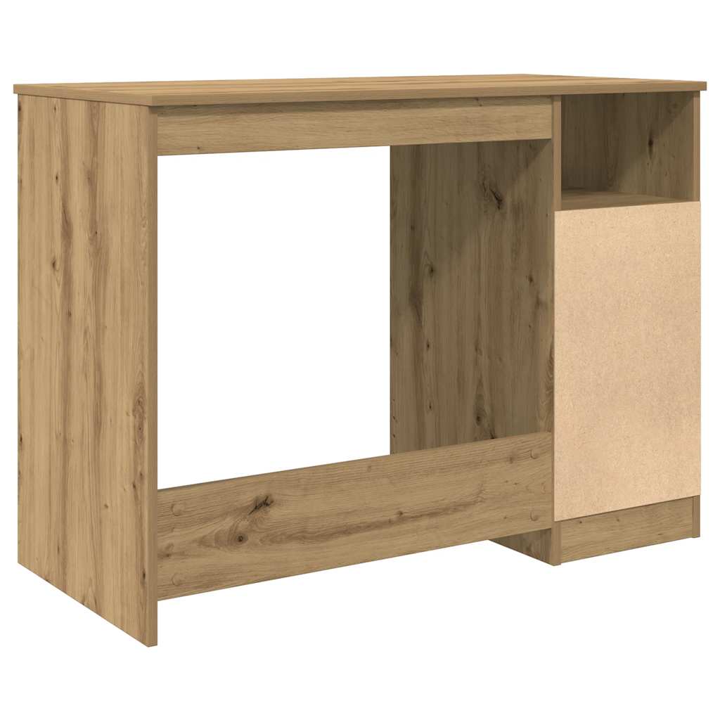 Bureau chêne artisanal 102x76x50 cm bois d'ingénierie Bureaux vidaXL   