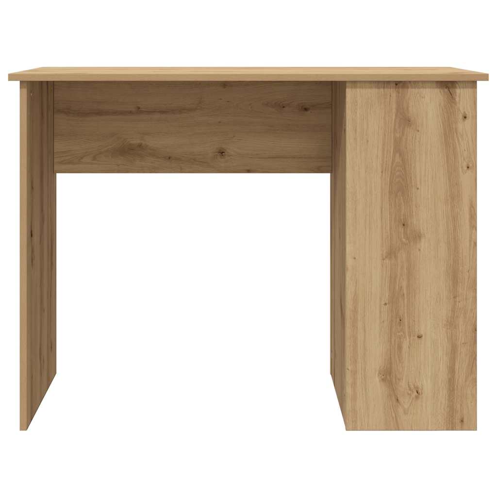 Bureau chêne artisanal 100x55x75 cm bois d'ingénierie Bureaux vidaXL