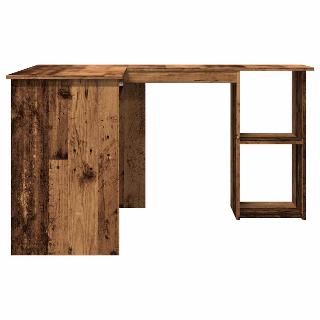 Bureau d'angle vieux bois 120x140x75 cm bois d'ingénierie Bureaux vidaXL   