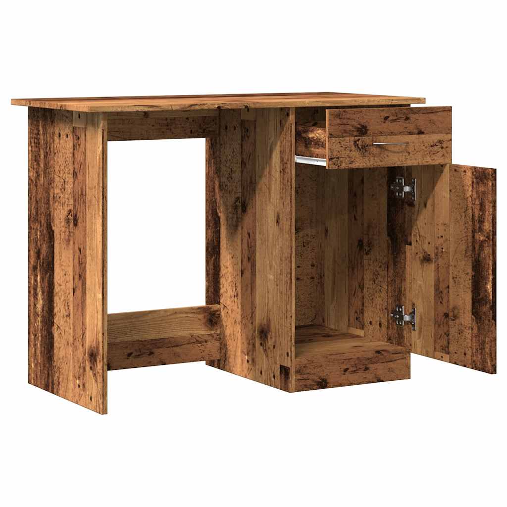 Bureau vieux bois 100x50x76 cm bois d'ingénierie Bureaux vidaXL   