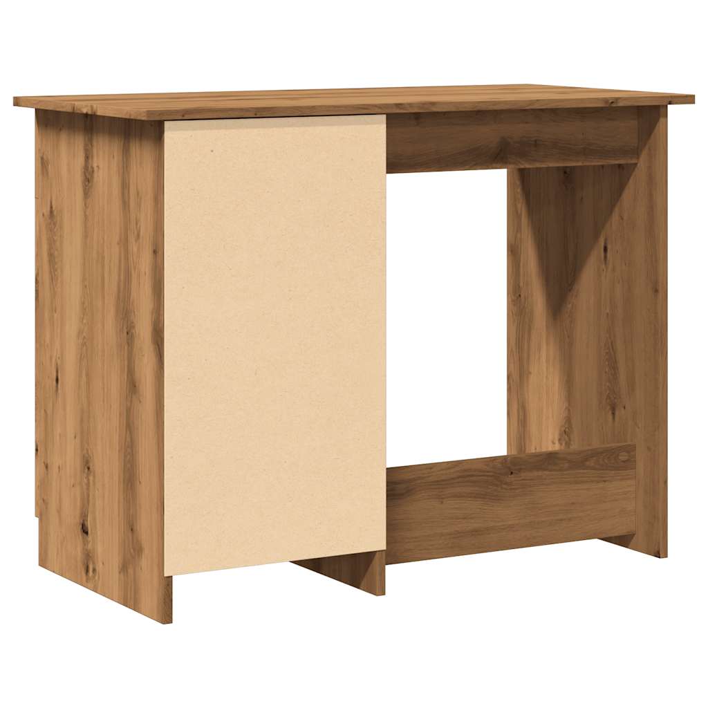 Bureau chêne artisanal 100x50x76 cm bois d'ingénierie Bureaux vidaXL   