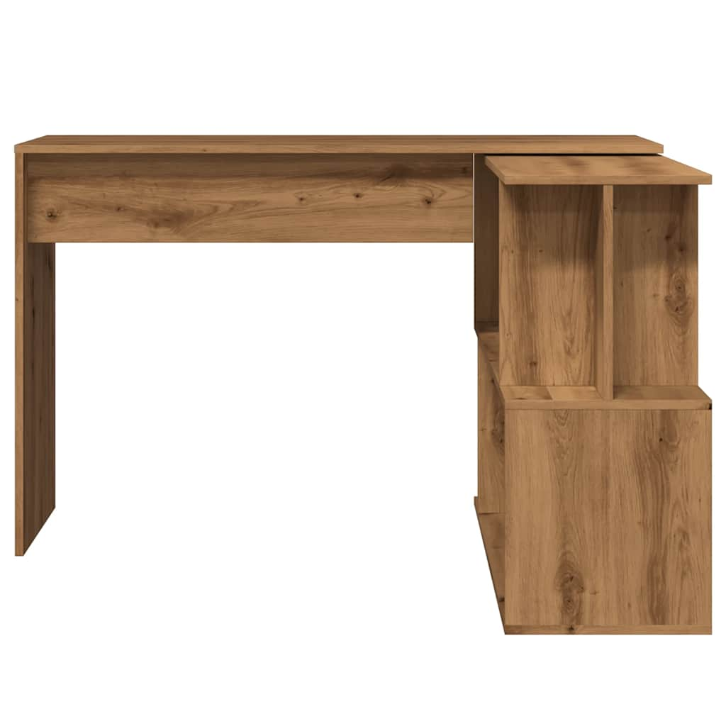 Bureau d'angle chêne artisanal 200,5x50x76 cm bois d'ingénierie Bureaux vidaXL