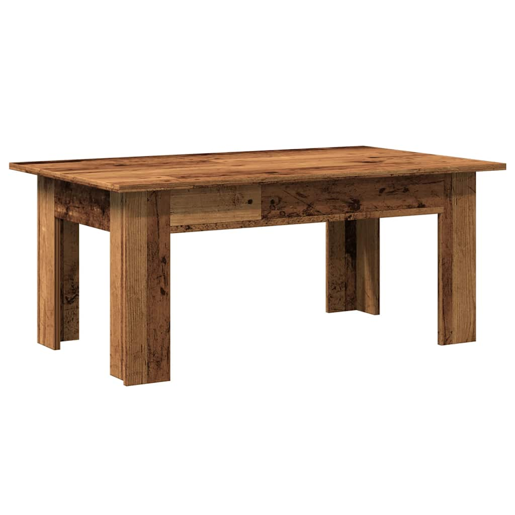 Table basse vieux bois 100x60x42 cm bois d'ingénierie Tables basses vidaXL   