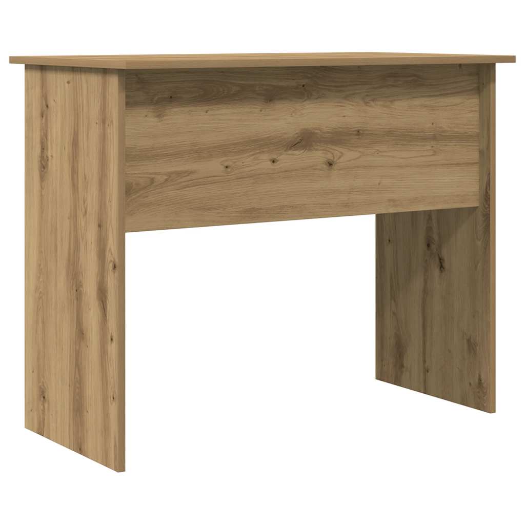 Bureau chêne artisanal 90x50x74 cm bois d'ingénierie Bureaux vidaXL   