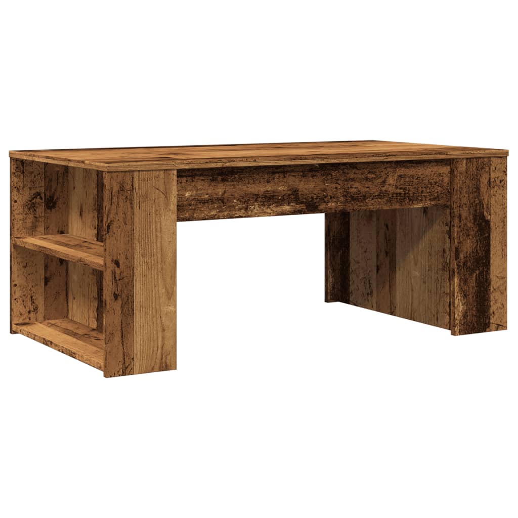 Table basse vieux bois 102x55x42 cm bois d'ingénierie Tables basses vidaXL