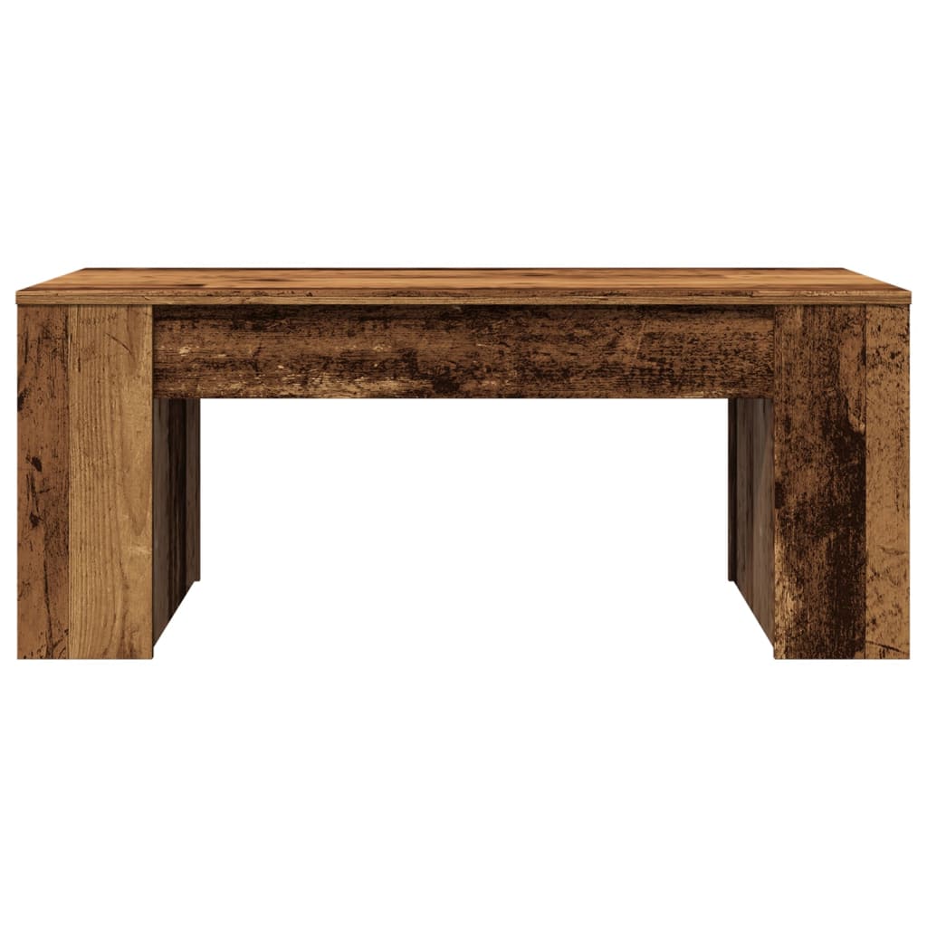 Table basse vieux bois 102x55x42 cm bois d'ingénierie Tables basses vidaXL