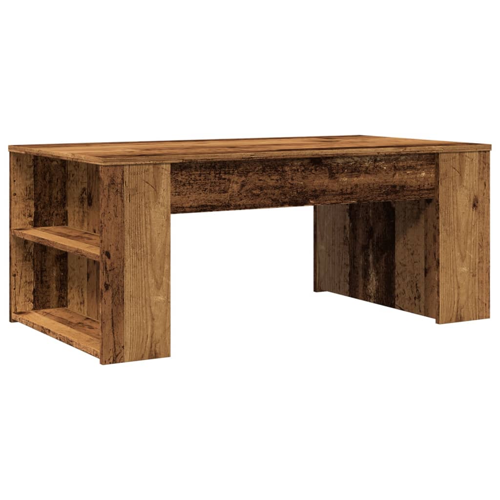 Table basse vieux bois 102x55x42 cm bois d'ingénierie Tables basses vidaXL