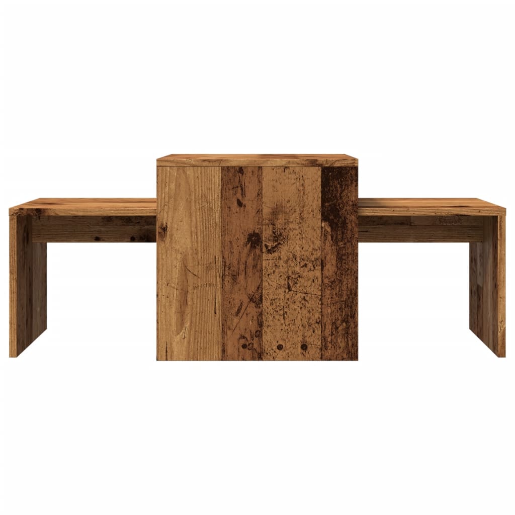 Table basse vieux bois 100x48x40 cm bois d'ingénierie Tables basses vidaXL   