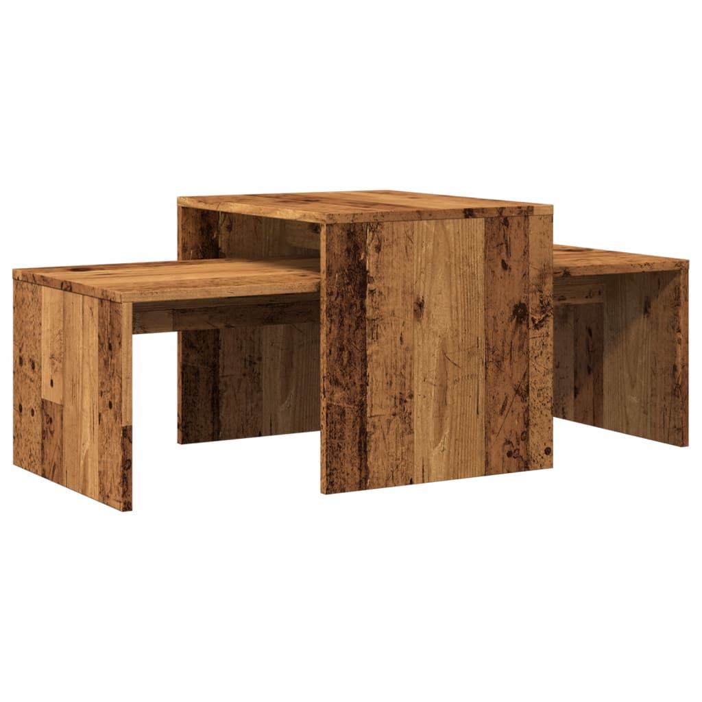 Table basse vieux bois 100x48x40 cm bois d'ingénierie Tables basses vidaXL   