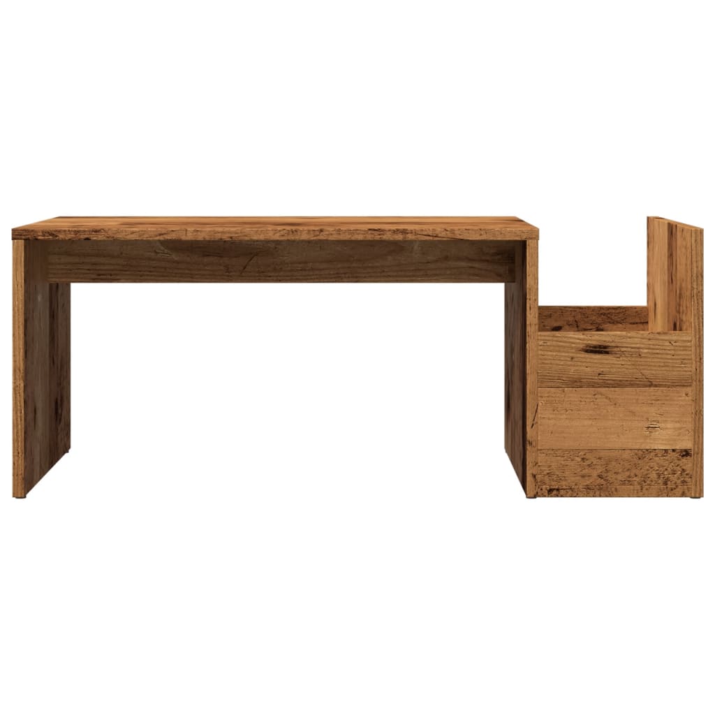 Table basse vieux bois 90x45x35 cm bois d'ingénierie Tables basses vidaXL   