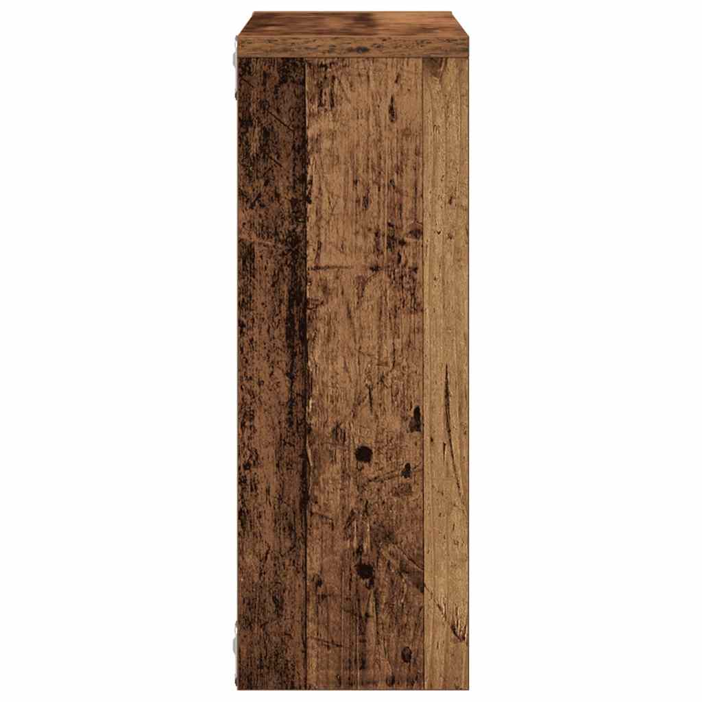 Étagère murale vieux bois 45x16x45 cm bois d'ingénierie Étagères murales & corniches vidaXL   