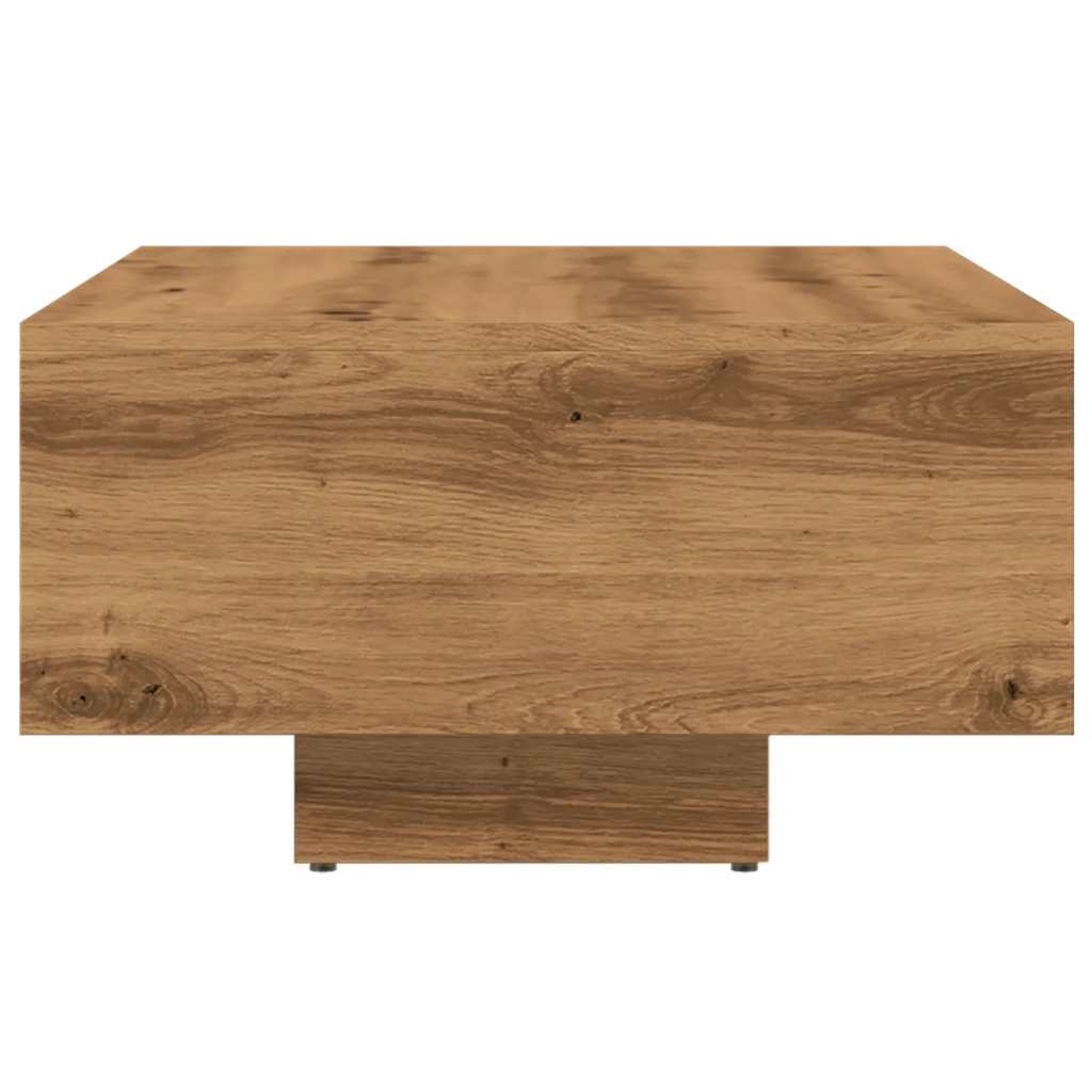 Table basse chêne artisanal 85x55x31 cm bois d'ingénierie Tables basses vidaXL   