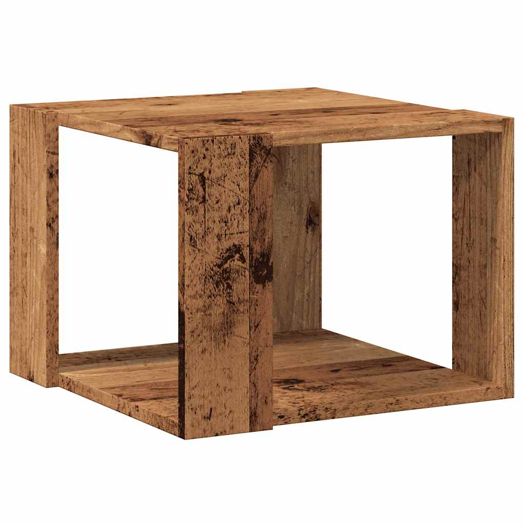 Table basse vieux bois 40x40x30 cm bois d'ingénierie Tables basses vidaXL