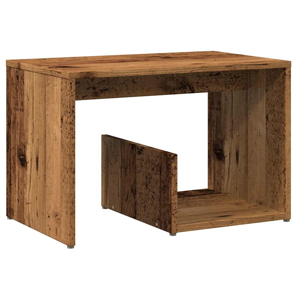 Table d'appoint vieux bois 59x36x38 cm bois d'ingénierie Tables d'appoint vidaXL   