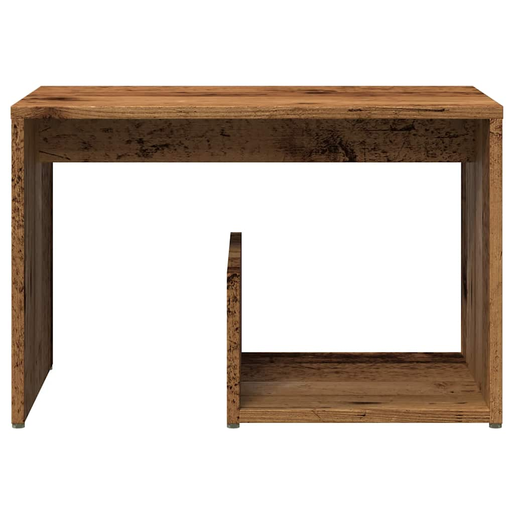 Table d'appoint vieux bois 59x36x38 cm bois d'ingénierie Tables d'appoint vidaXL   