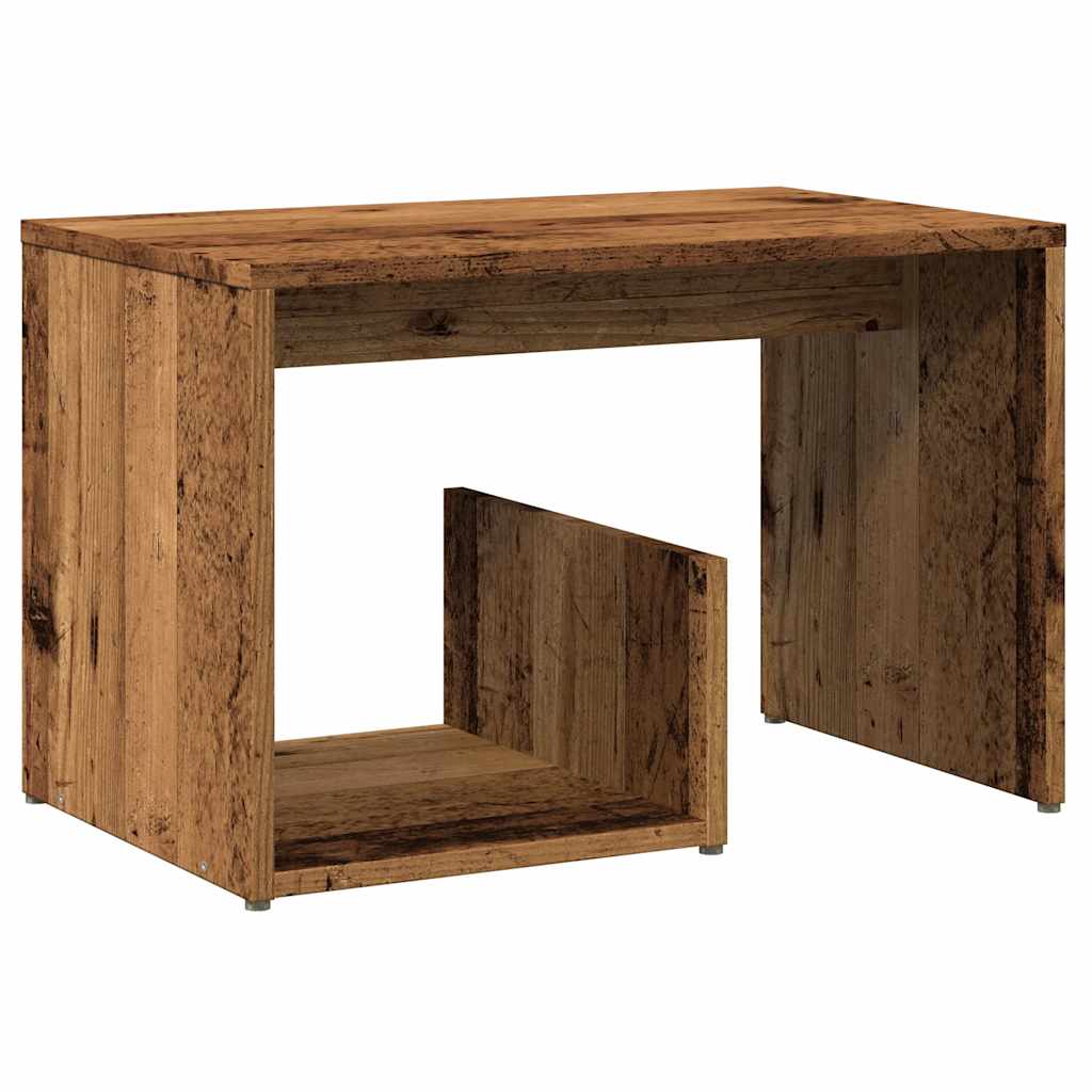 Table d'appoint vieux bois 59x36x38 cm bois d'ingénierie Tables d'appoint vidaXL   